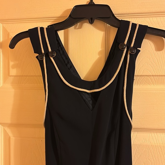 Navy “nautical” pants suit - Picture 2 of 4